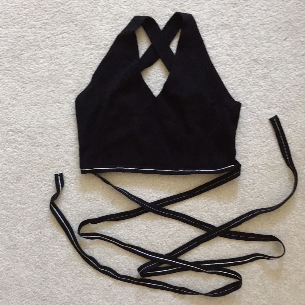 forever21 • crop wrap top